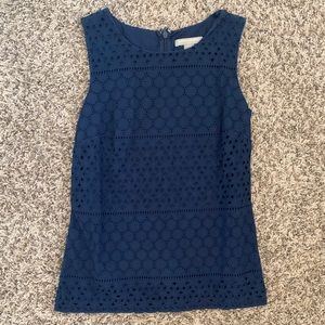3/$15 Banana Republic Navy Top- 2P